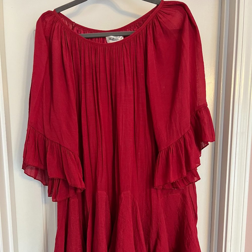 Angel Heart Boutique Red Tunic Top
